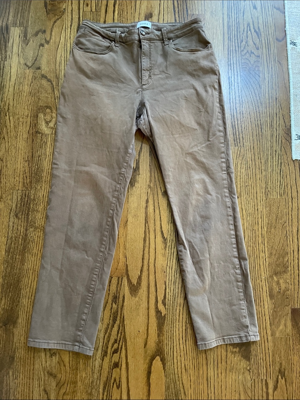 pistola Slim Straight Jeans in Light Brown